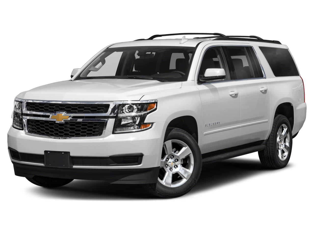 2020 Chevrolet Suburban LT in Siren Red Tintcoat — front three-quarter view