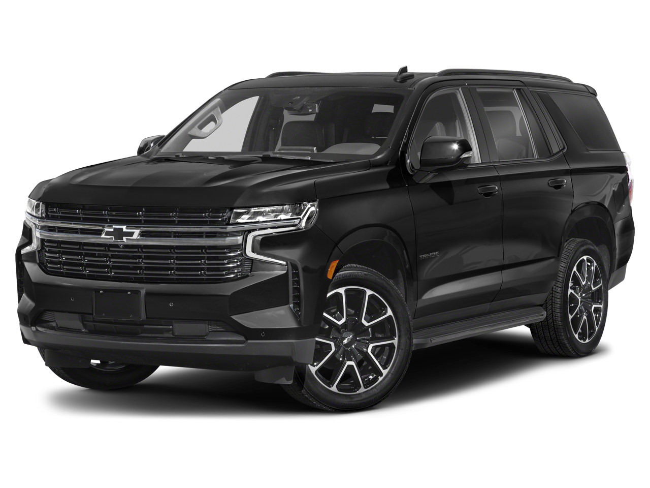 2023 Chevrolet Tahoe RST in Summit White — front three-quarter view