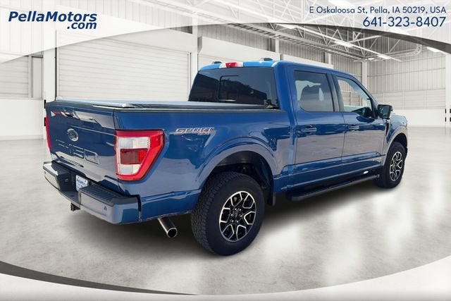 2022 Ford F-150 — rear three-quarter view