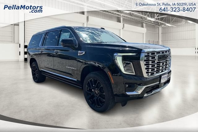 2026 GMC Yukon XL Denali in Onyx Black — front three-quarter view
