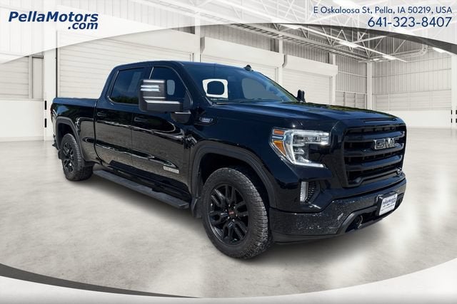 2021 GMC Sierra 1500 Elevation in Onyx Black — front three-quarter view
