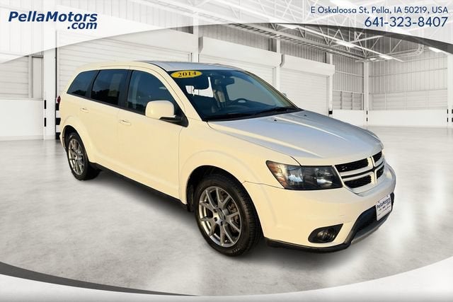 2014 Dodge Journey R/T in White — front three-quarter view