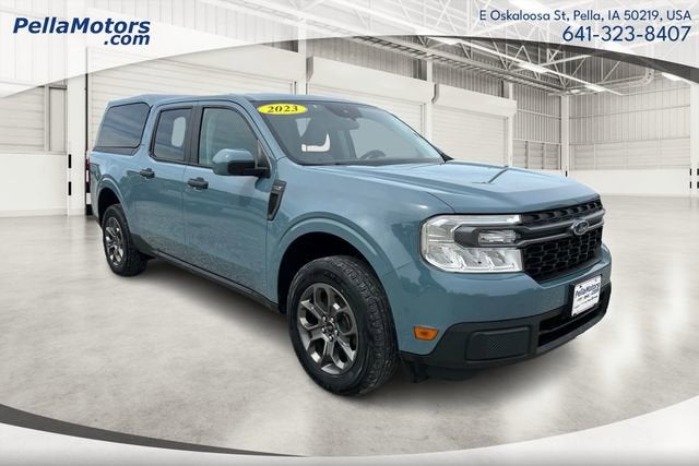 2023 Ford Maverick XL in Blue — front three-quarter view